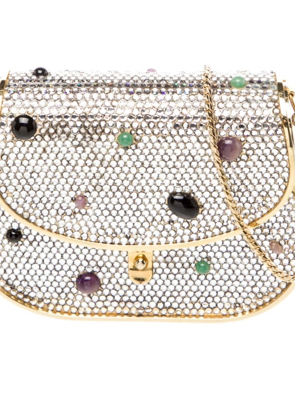Vintage Judith Leiber Crystal Minaudière